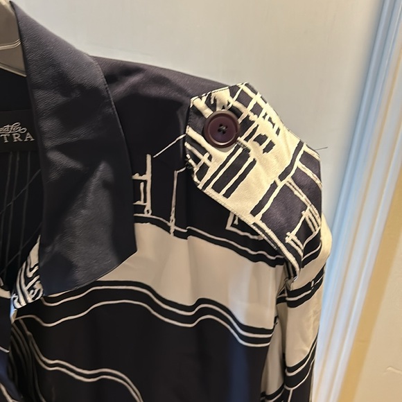 100% Silk Ellen Tracy Linda Allard Size Small Jacket Vintage - Picture 11 of 11